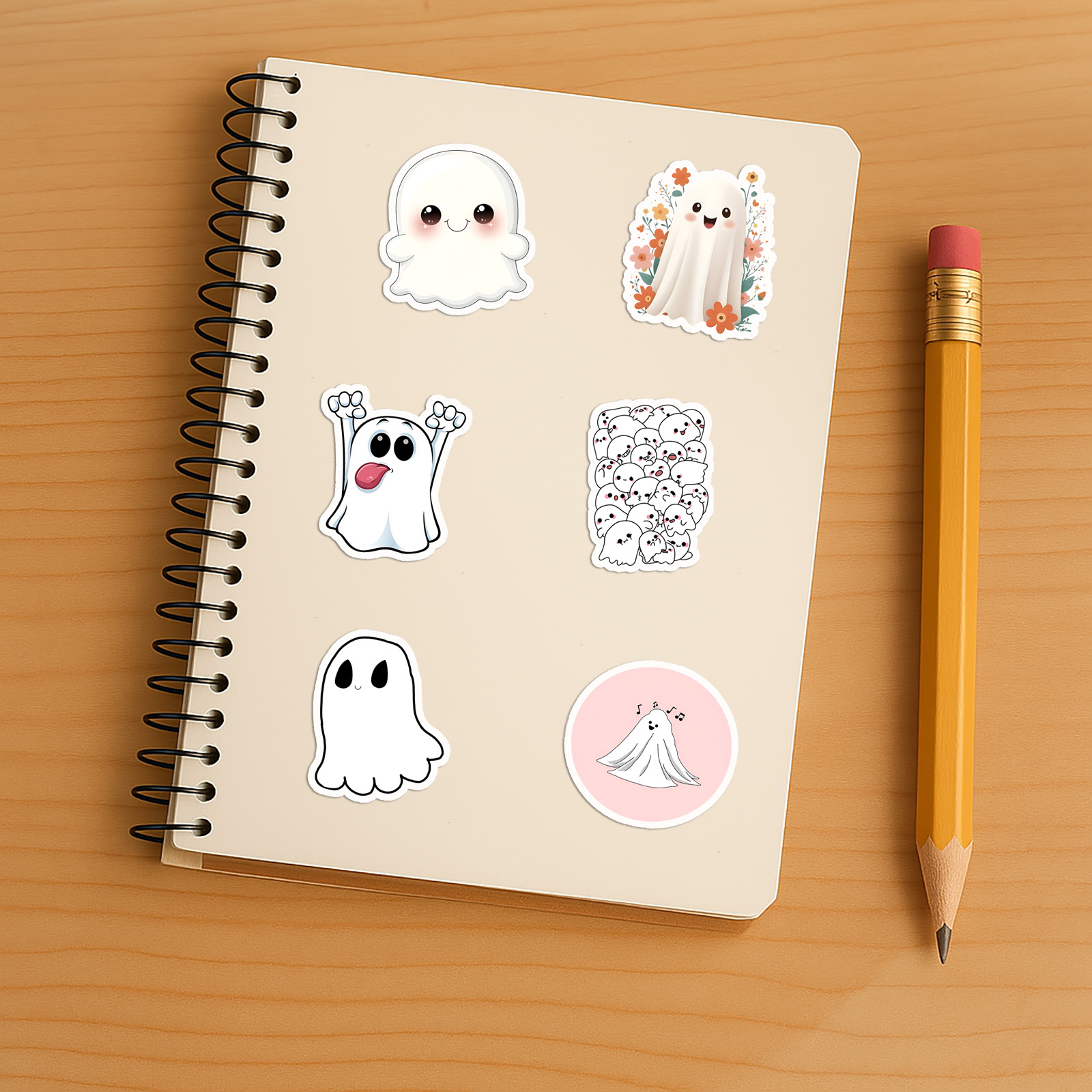Funny Cute Ghost Horror White
