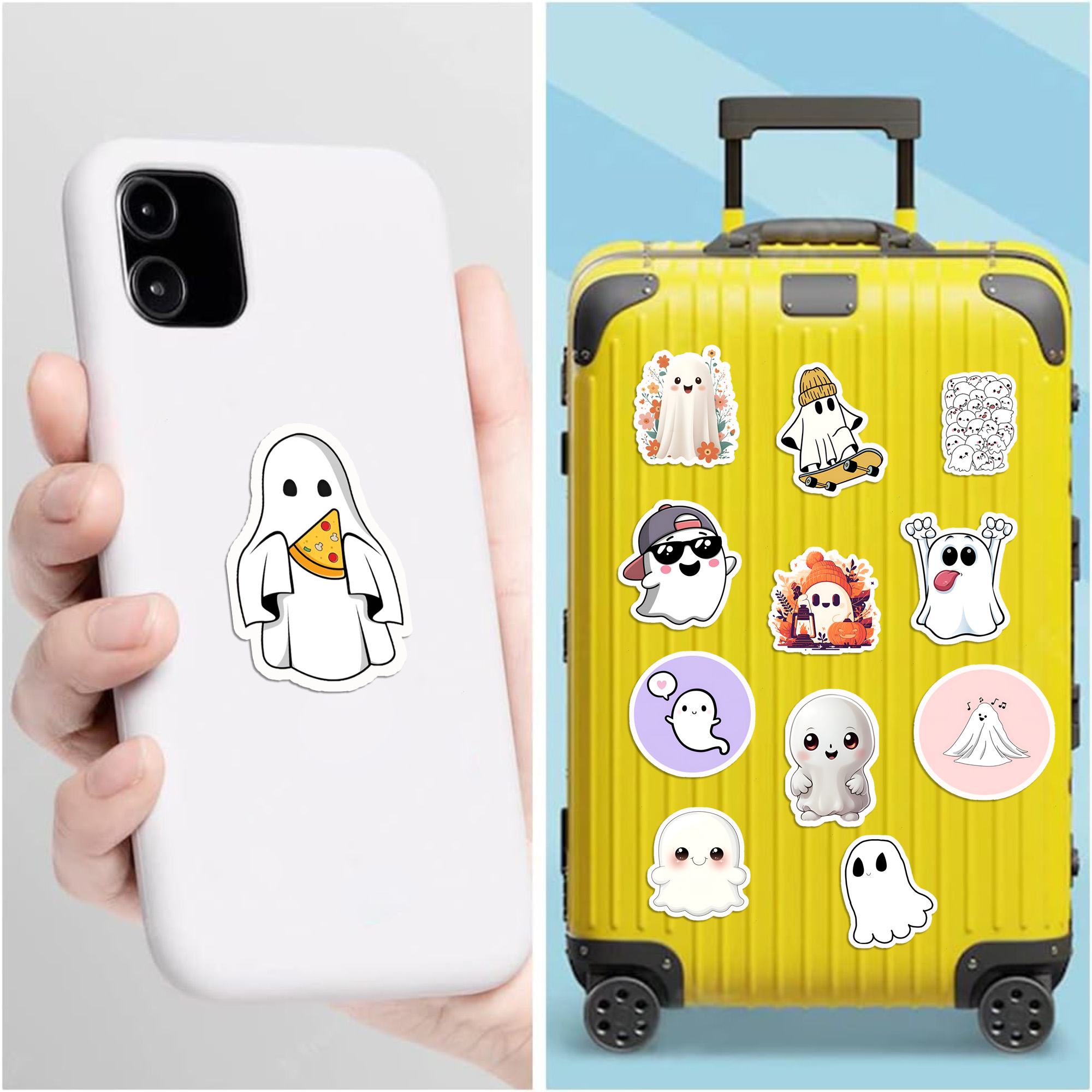 Funny Cute Ghost Horror White