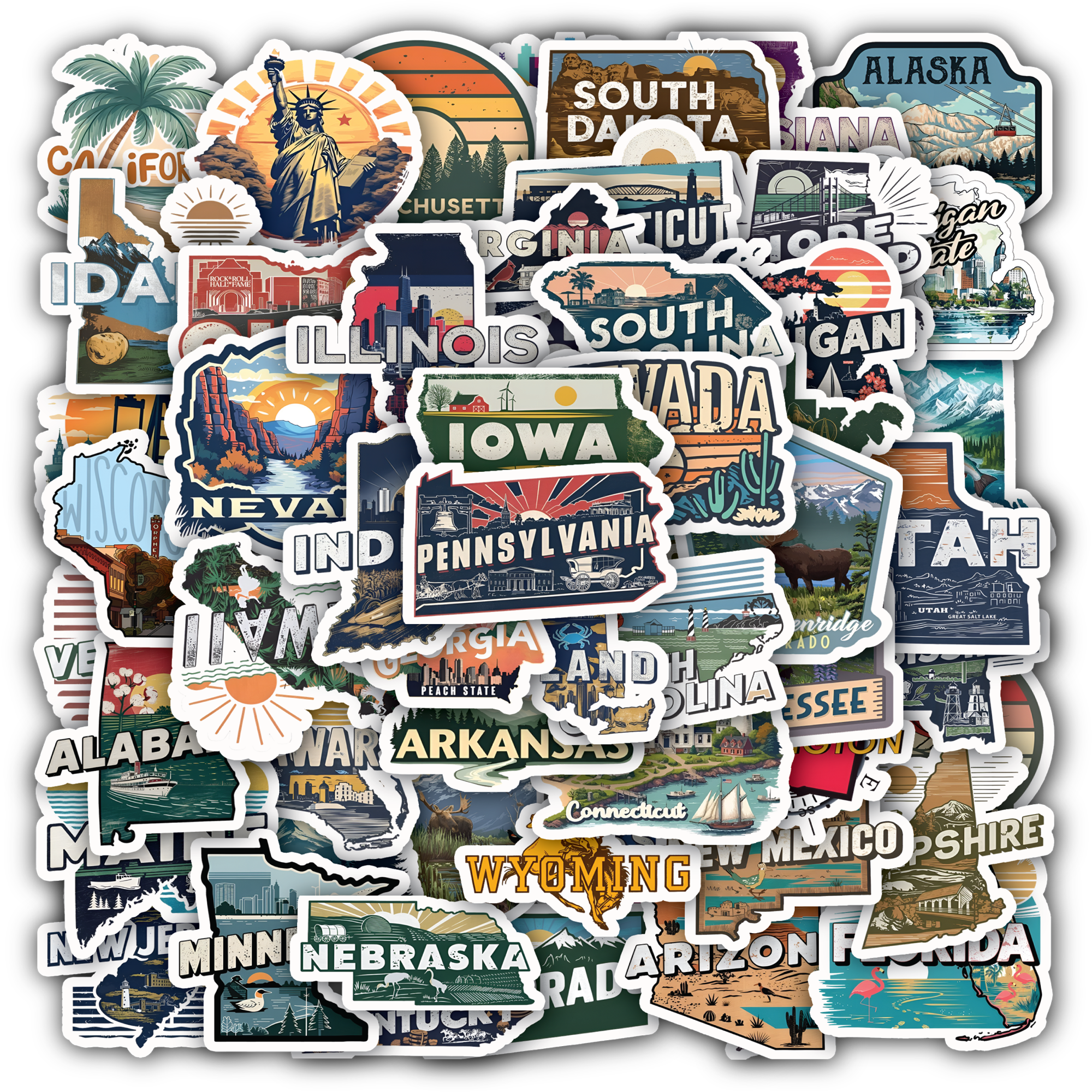 US States Map